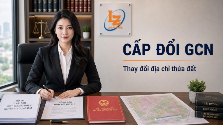 Cấp đổi Giấy chứng nhận khi thay đổi địa chỉ thửa đất