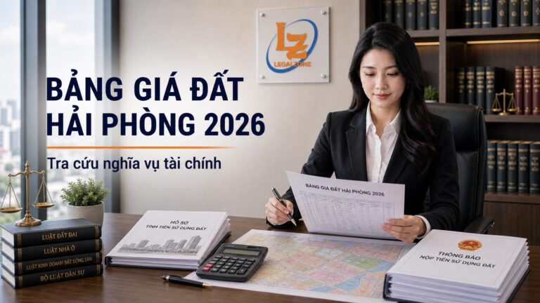 Bảng giá đất Hải Phòng 2026: cách tra cứu và đối chiếu nghĩa vụ tài chính
