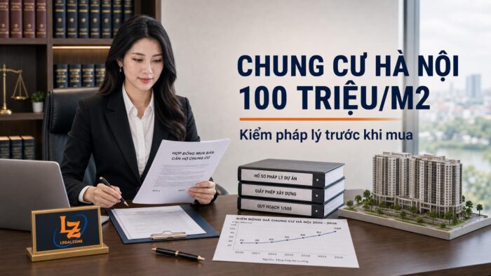 Giá chung cư Hà Nội 100 triệu/m2: người mua cần kiểm pháp lý gì?