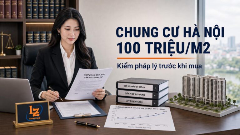 Giá chung cư Hà Nội 100 triệu/m2: người mua cần kiểm pháp lý gì?
