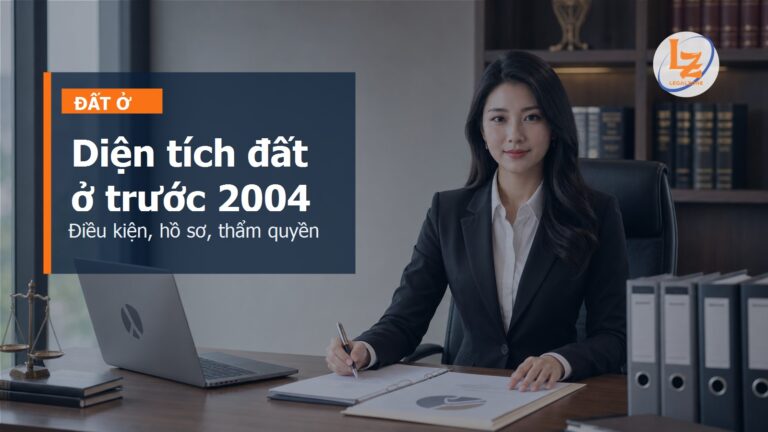 Xác định lại diện tích đất ở trước 01/7/2004
