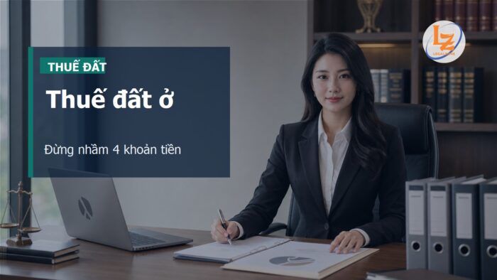 Cách tính thuế đất ở và các khoản tài chính nhà đất cần phân biệt