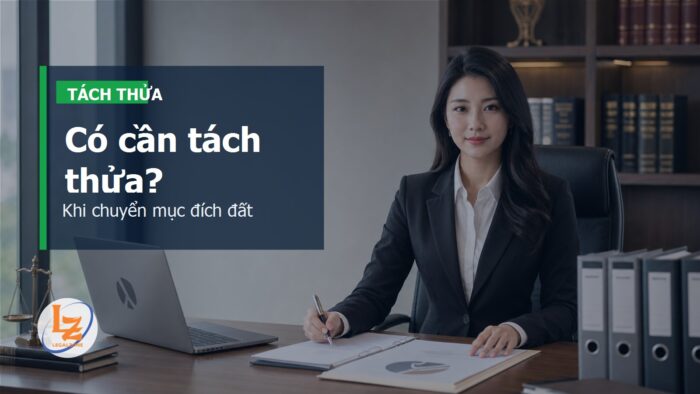 Chuyển mục đích sử dụng đất có phải tách thửa không?