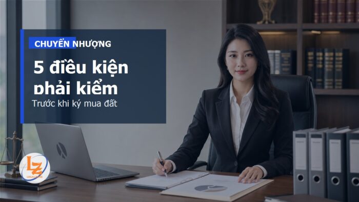 Chuyển nhượng quyền sử dụng đất năm 2026: 5 điều kiện phải kiểm trước khi ký