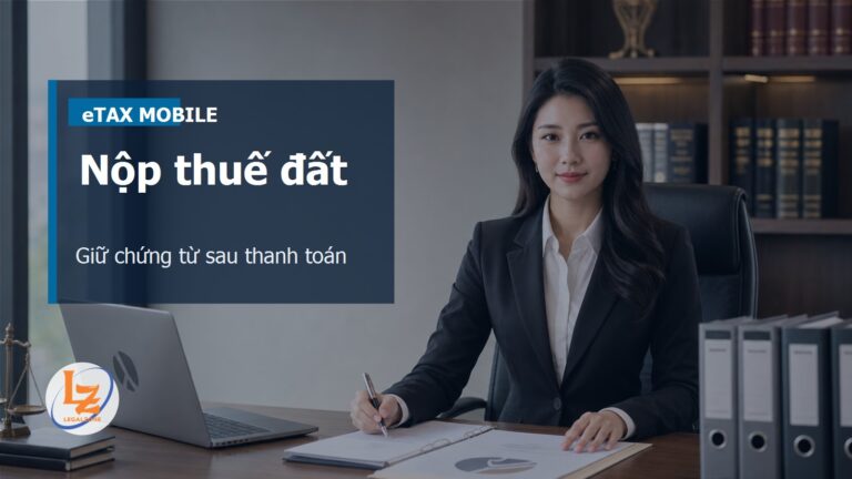 Cách nộp thuế sử dụng đất phi nông nghiệp qua eTax Mobile