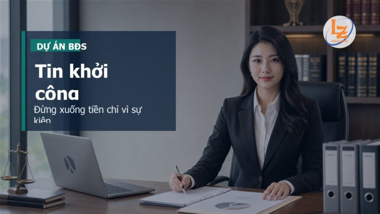 Tin khởi công đại dự án BĐS: checklist pháp lý trước khi xuống tiền