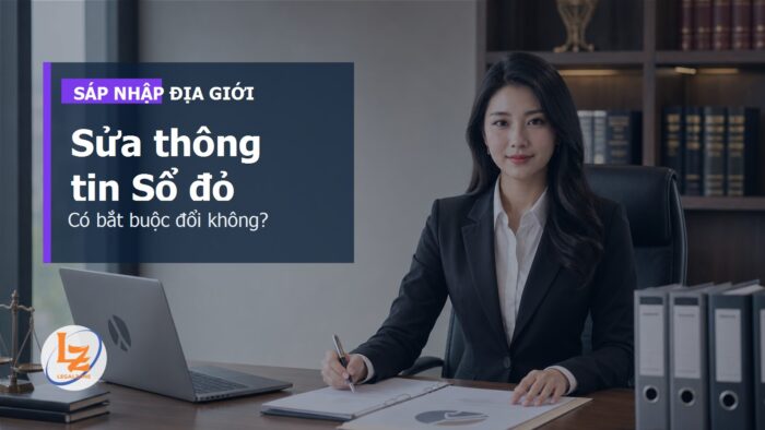 Sửa thông tin Sổ đỏ sau sáp nhập 2025: có bắt buộc cấp đổi không?