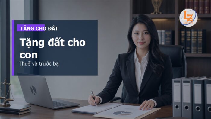 Cha mẹ tặng cho đất cho con có phải nộp thuế TNCN, lệ phí trước bạ không?